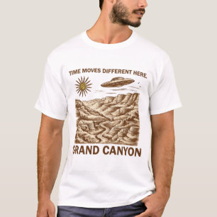 T-shirt Le temps passe différemment ici – Désert Sci-Fi Vi