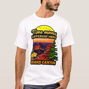 T-shirt Le temps passe différemment ici – Randonnée dans l
