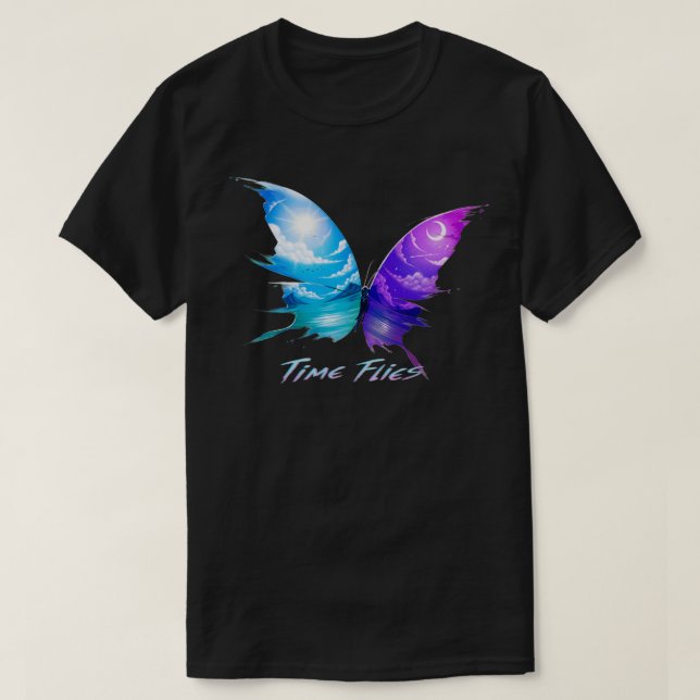 T-shirt Le temps s'éloigne (Design devant)