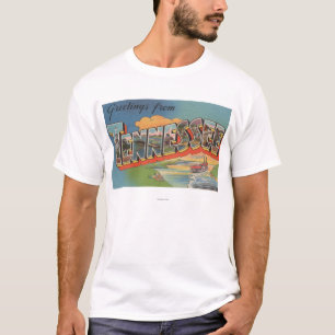 T-shirt Le Tennessee (scène de bateau de rivière)