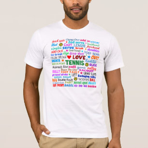 T-shirt Le tennis nomme la chemise