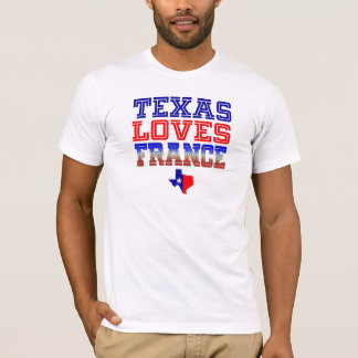 T-shirt Le Texas aime la France