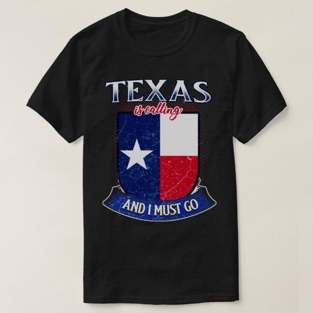 T-shirt Le Texas appelle (Design devant)
