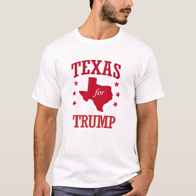 T-SHIRT LE TEXAS POUR DONALD TRUMP (Devant)