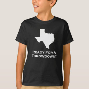 T-shirt Le Texas prêt pour un Throwdown