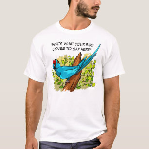 T-shirt Le texte parlant de perroquet de ringneck est