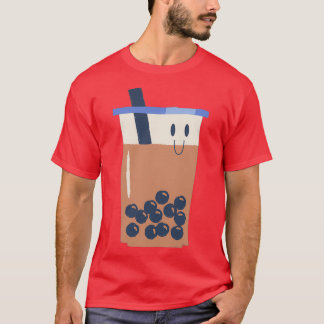 T-shirt Le thé au lait aime sa vie