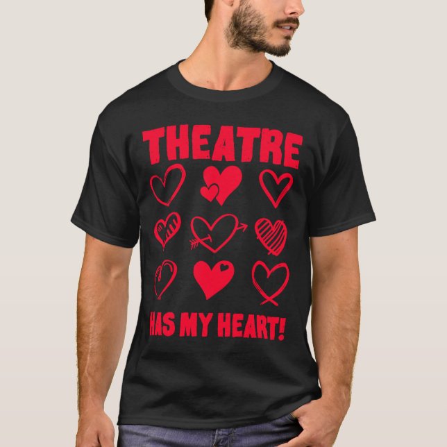 T-shirt Le Théâtre de la Saint-Valentin a mon coeur (Devant)