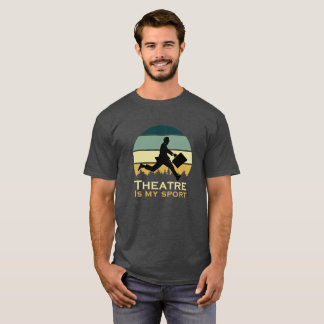 T-shirt Le théâtre est mon acteur Thea temporaire mignon