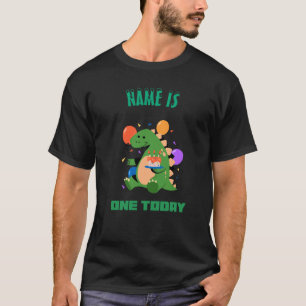 T-shirt Le thème "Is One Today" Dino amusant Anniversaire