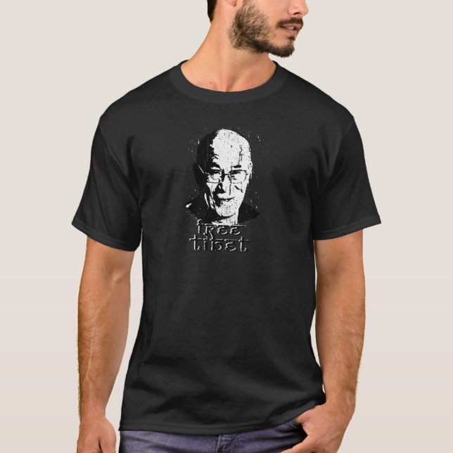 T-shirt Le Thibet libre (Devant)