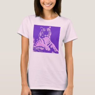 T-shirt Le tigre pourpre