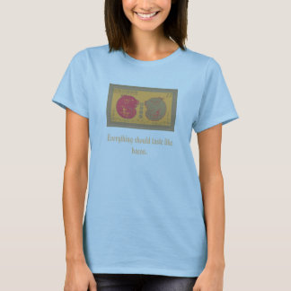 T-shirt Le timbre chinois de porc, tout devrait goûter