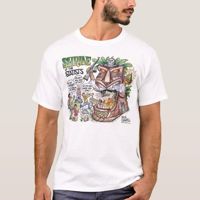 T-shirt Le tombeau de la chemise de Statists (Devant)