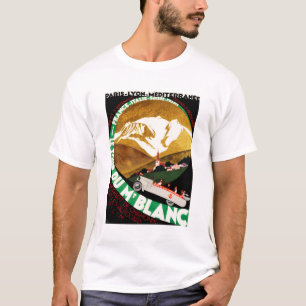 T-shirt Le Tour Du MONT BLANC Chamonix Ancienne Annonce Su