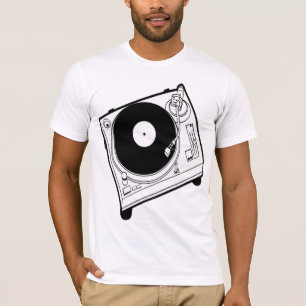 T-shirt Le Tourne-disque DJ piquent