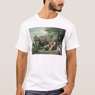 T-shirt Le Traité de William Penn avec les Indiens dedans