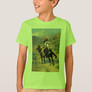 T-shirt Le trappeur indien de Frederic Remington (1889)