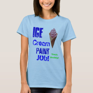 T-shirt le travail de peinture de crème glacée ! !