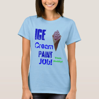 T-shirt le travail de peinture de crème glacée ! !