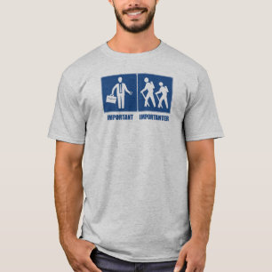 T-shirt Le Travail Est Un Randonnée Important