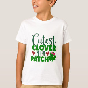 T-shirt Le trèfle de la coupe dans le timbre - Saint Patri