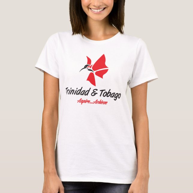 T-shirt Le Trinidad-et-Tobago aspirent réalisent (Devant)
