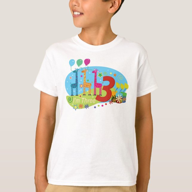 T-shirt le troisième anniversaire (Devant)