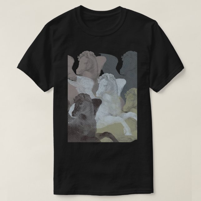 T-shirt Le troupeau de Pegasi (Design devant)