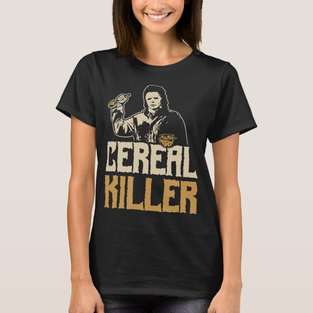 T-shirt Le tueur de céréales d'Halloween, le tueur en séri (Devant)