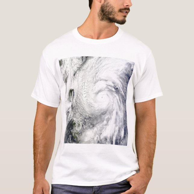 T-shirt Le typhon Chaba dans la mer des Philippines (Devant)