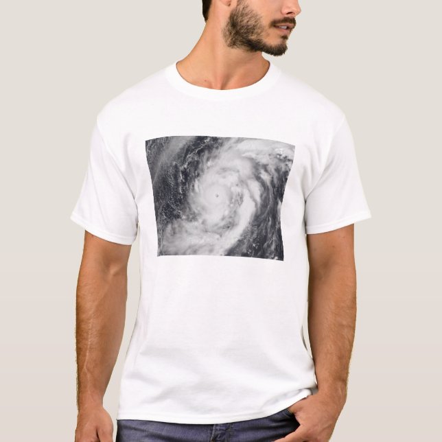 T-shirt Le typhon Damrey dans l'ouest de l'océan Pacifique (Devant)