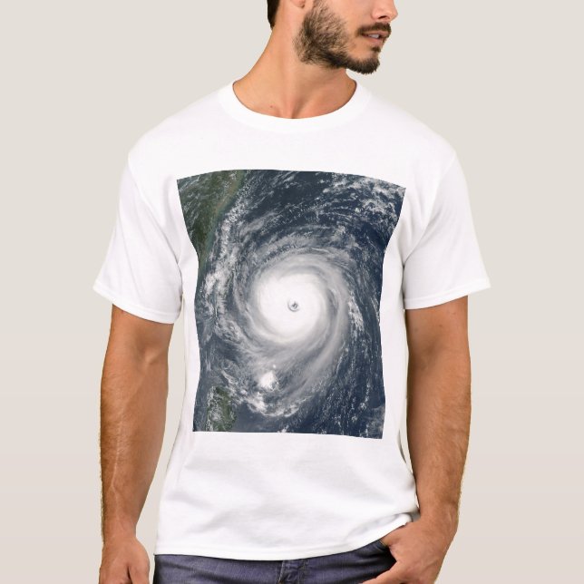 T-shirt Le typhon Longwang s'approche de Taïwan (Devant)