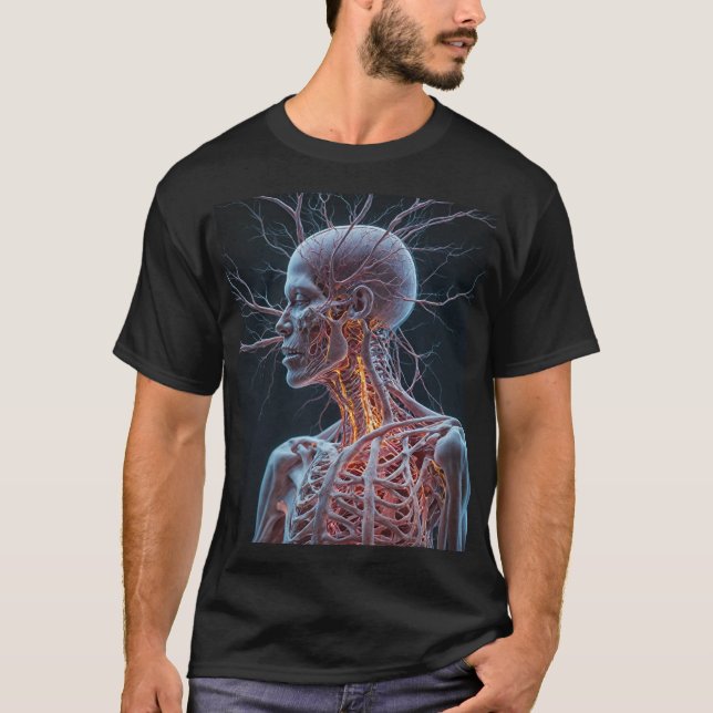T-shirt Le Vagus Nerve : Gardien du calme (Devant)