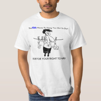 T-shirt Le Vaper accroché