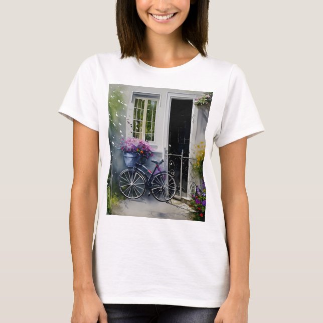 T-shirt Le Vélo du jardin (Devant)