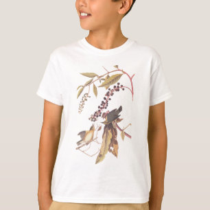 T-shirt Le ver d'Audubon mangeant la fauvette
