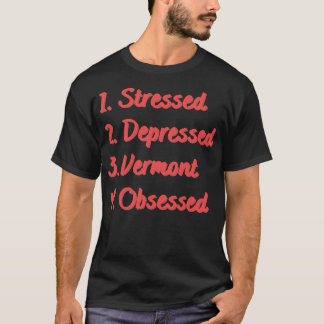 T-shirt Le Vermont en dépression stressée