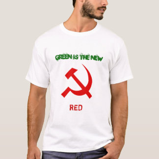 T-shirt Le vert est le nouveau ROUGE