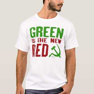 T-shirt Le vert est les nouvelles chemises rouges