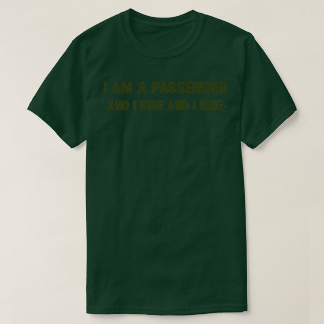 T-shirt Le vert passager (Design devant)