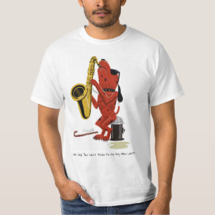 T-shirt Le vieux chien nouveau lèche "la ligne de front"