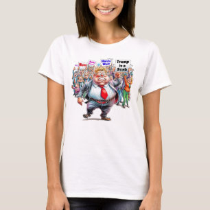 T-shirt Le vieux Trump est un faux scandale contre les fem