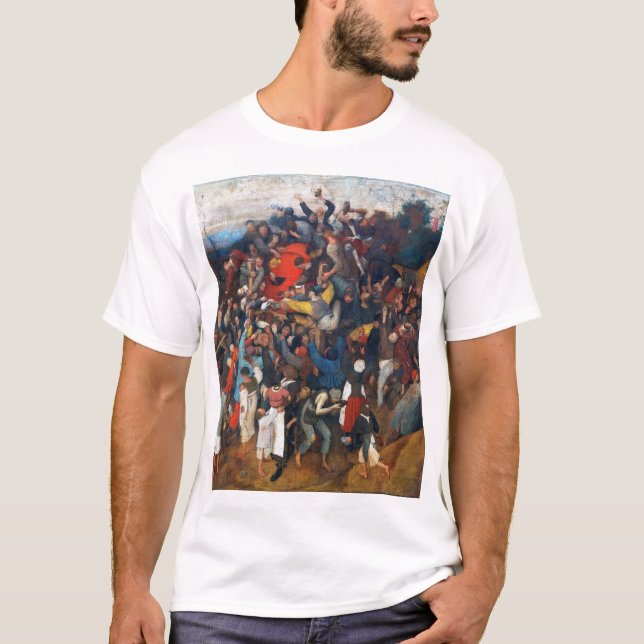 T-shirt Le vin de Saint Martin, Pieter Bruegel (Devant)
