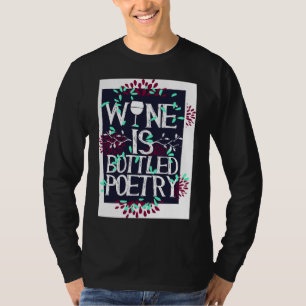 T-shirt Le Vin Est En Bouteille Poésie 19