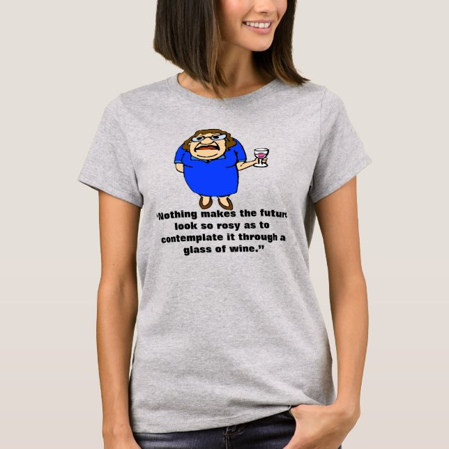 T-shirt Le vin s'améliore avec l'âge, (Devant)
