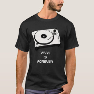 T-shirt Le vinyle est pour toujours chemise