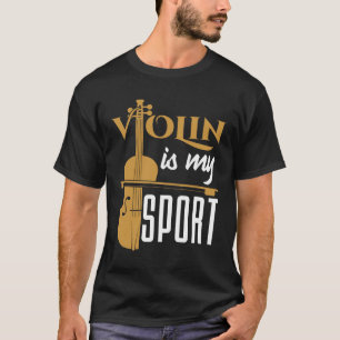 T-shirt Le violon est mon sport