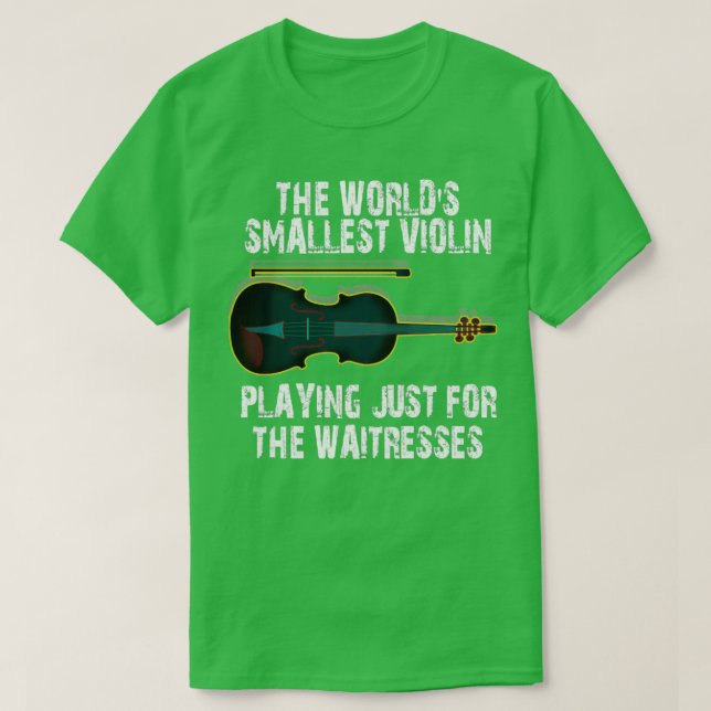 T-shirt Le Violon le plus petit au monde (Design devant)