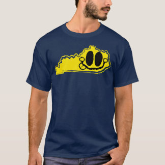 T-shirt Le visage joyeux du Kentucky avec la langue qui so